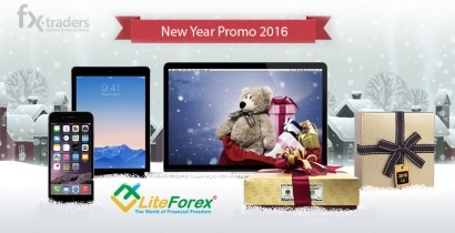«New Year Promo 2016» от LiteForex: пополните счет на 500 долларов и получите подарок