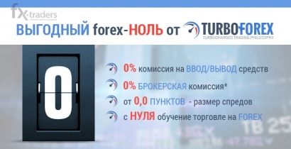 TurboForex свела спреды к нулю