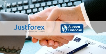 JustForex подтвердил сотрудничество с Sucden Financial