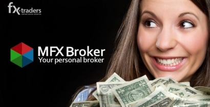 MFX Broker начисляет 10% бонус за пополнение картами в рублях