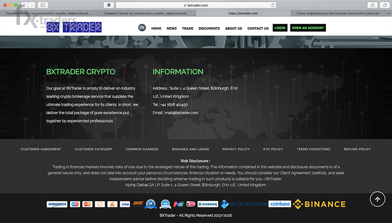 Почему трейдерам не удастся вернуть деньги от брокера BX Trader?