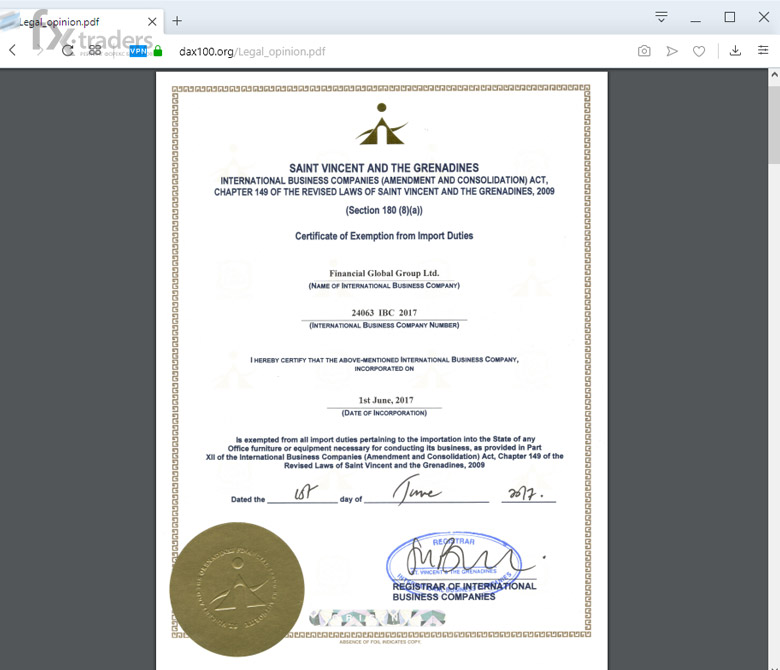 DAXIOMA и FXCOINS – новые проекты горе-брокера DAX100